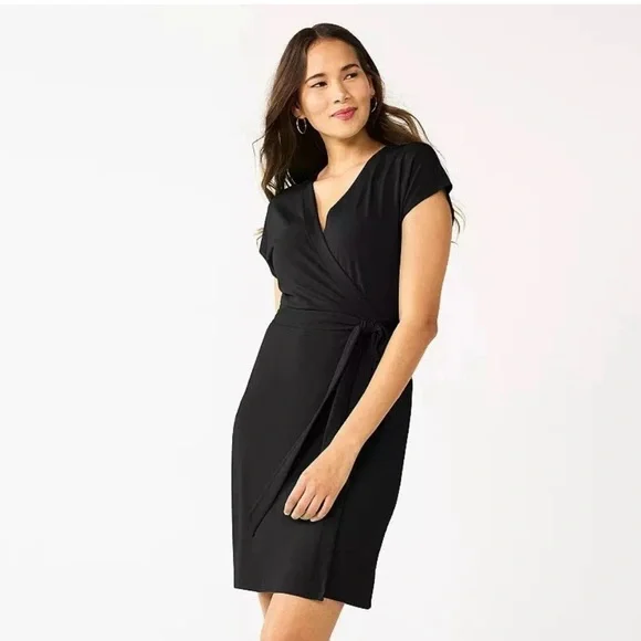 Nine West | Dresses | Nine West Adorable Black Wrap Mini Cocktail Dress Size L Nwot | Poshmark Nine West | Dresses | Nine West Adorable Black Wrap Mini Cocktail Dress Size L Nwot | Poshmark